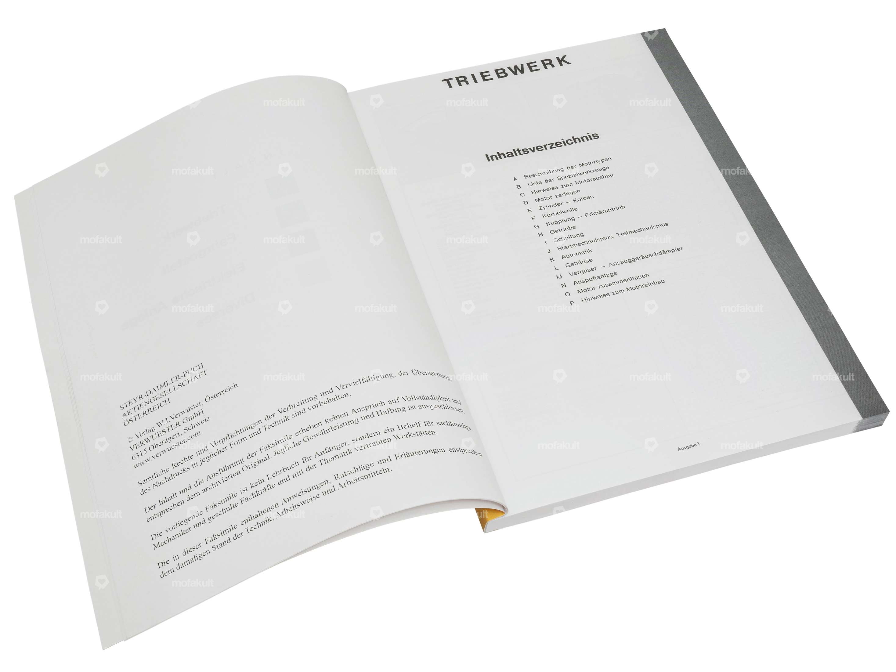 Grosses Reparatur-Handbuch 1955- | Puch | mofakult