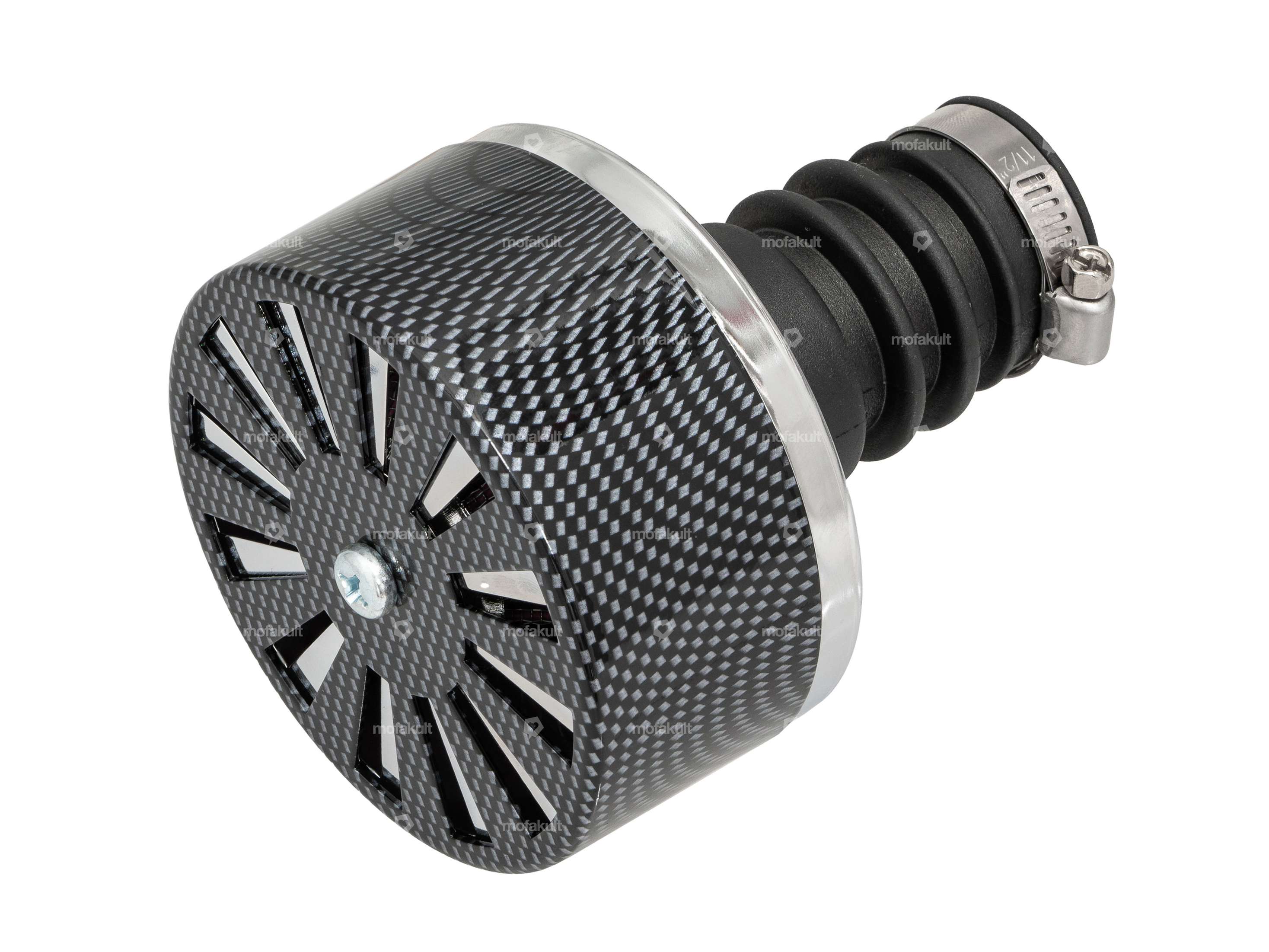 Powerfilter Luftfilter 32-45mm Carbon-Look – Für Motorrad & Roller