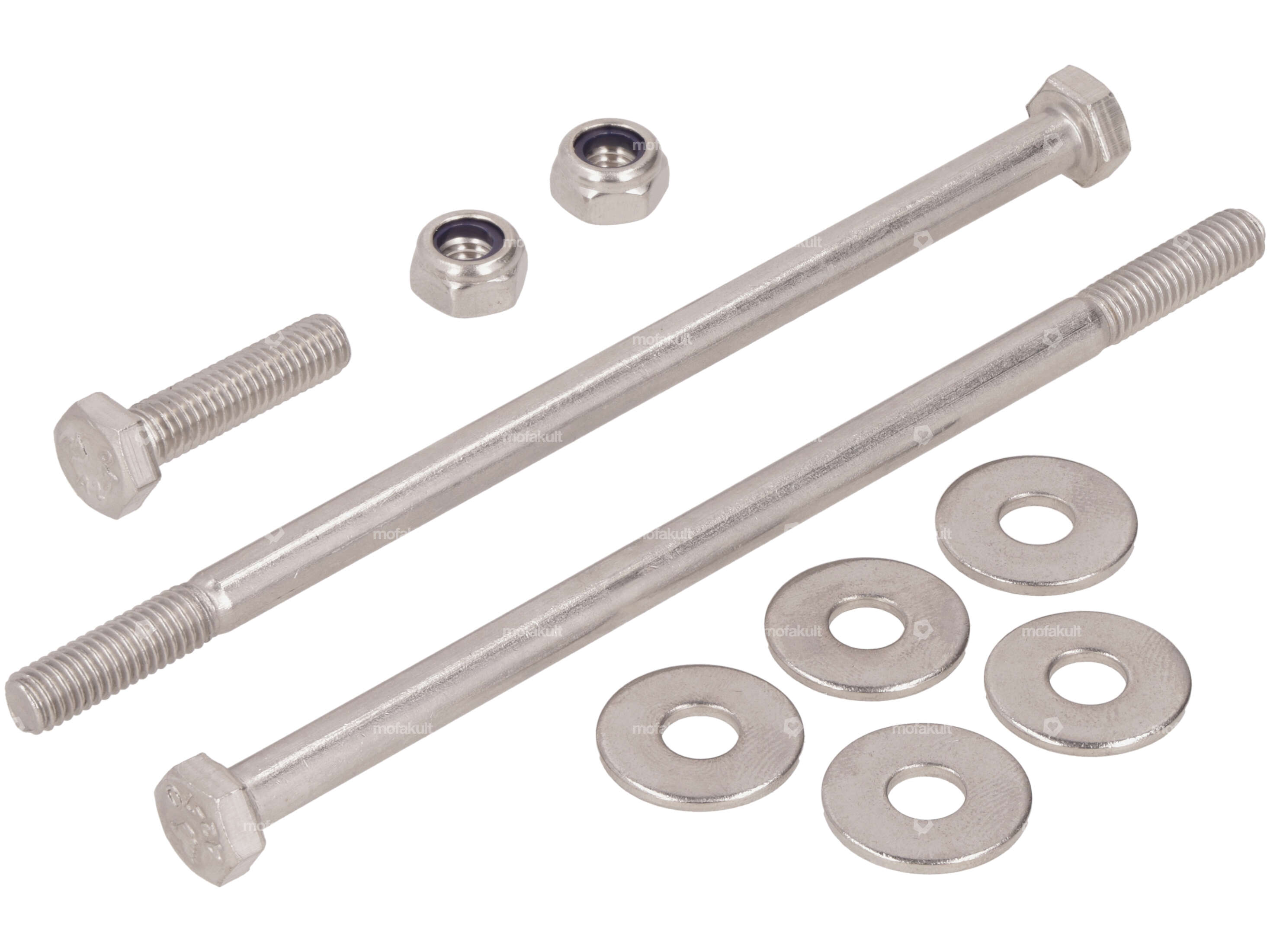 G-RAP【SHAG G】 swiing® revival Schrauben-Set Motorbefestigung Inox | Piaggio Ciao