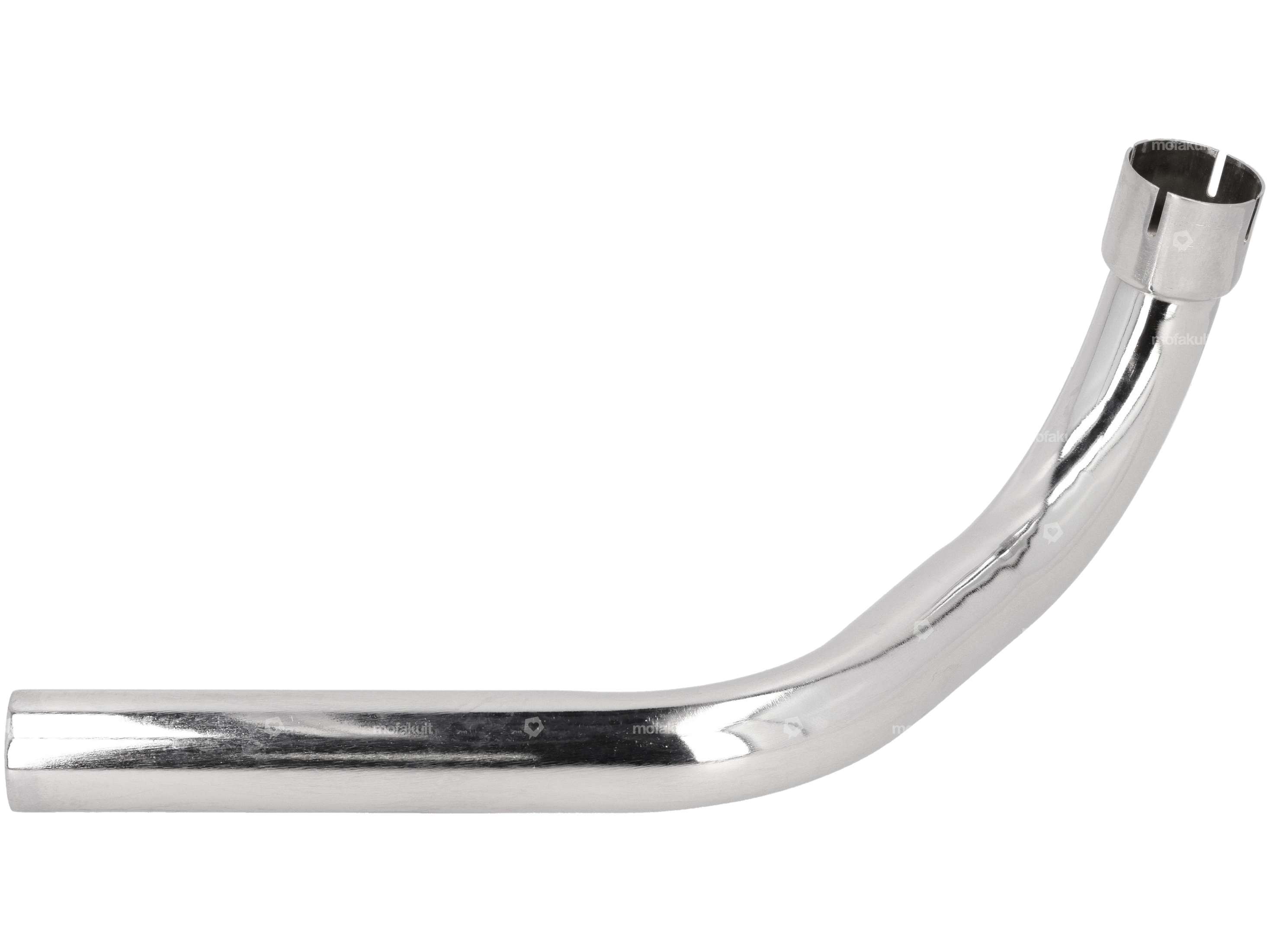Auspuff Puch Maxi / E50 28mm Zigarre Resonanz Chrom "Super Reso