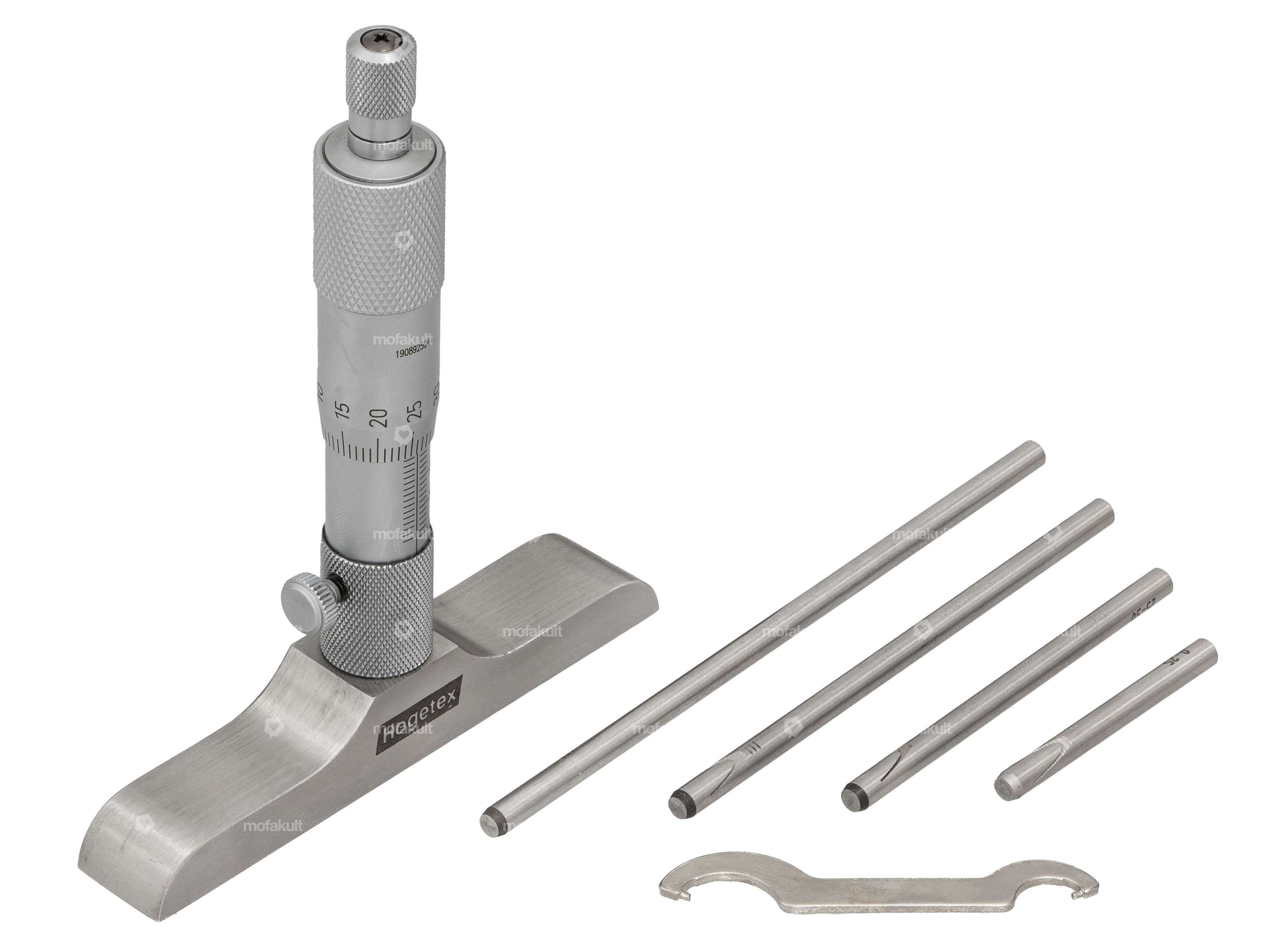 Hogetex depth micrometer 101.5 x 17 mm (measuring range 0 - 100 mm ...