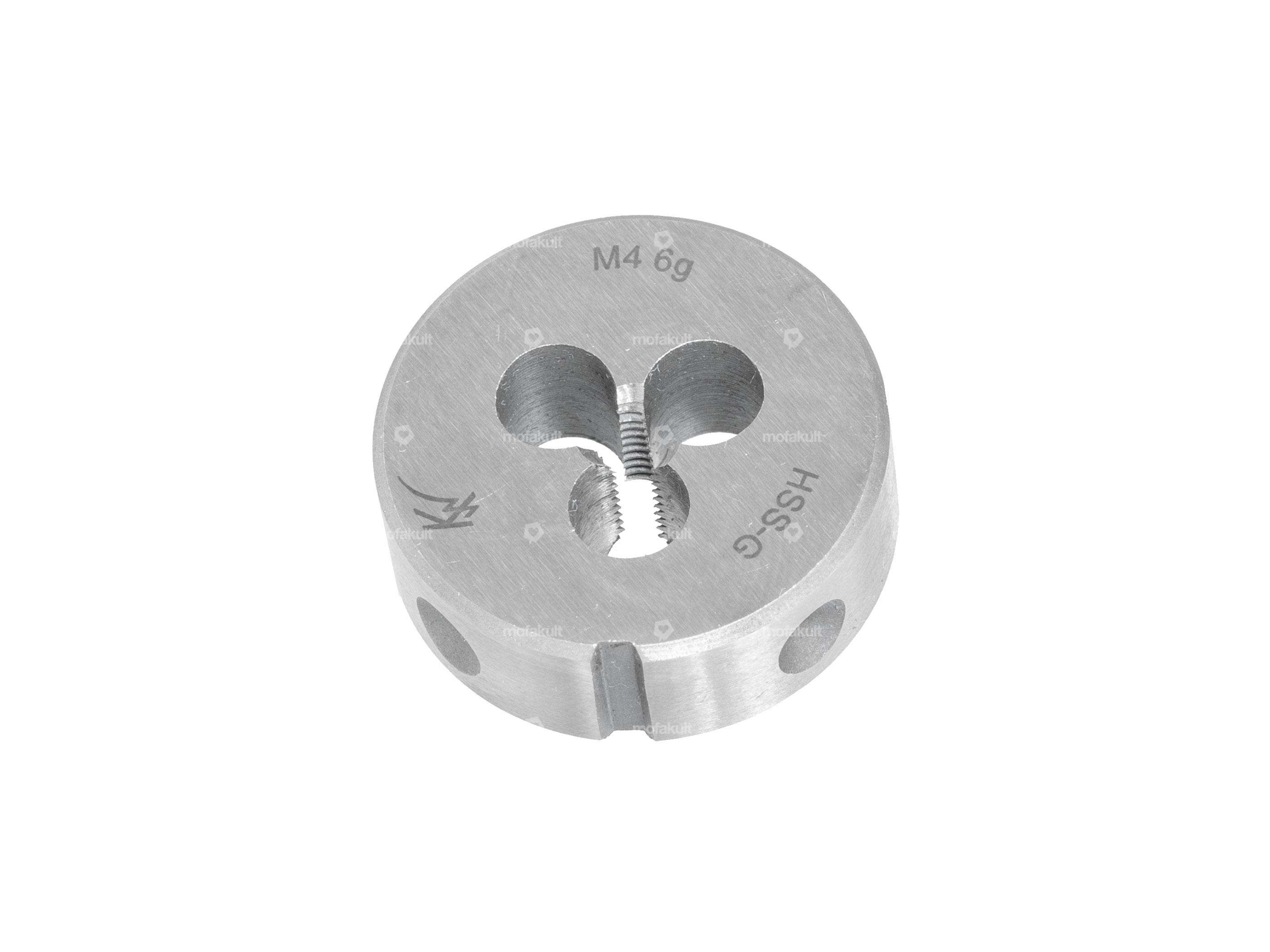Dormer M4 x 0.5 metric fine die 13/16 diameter HSS