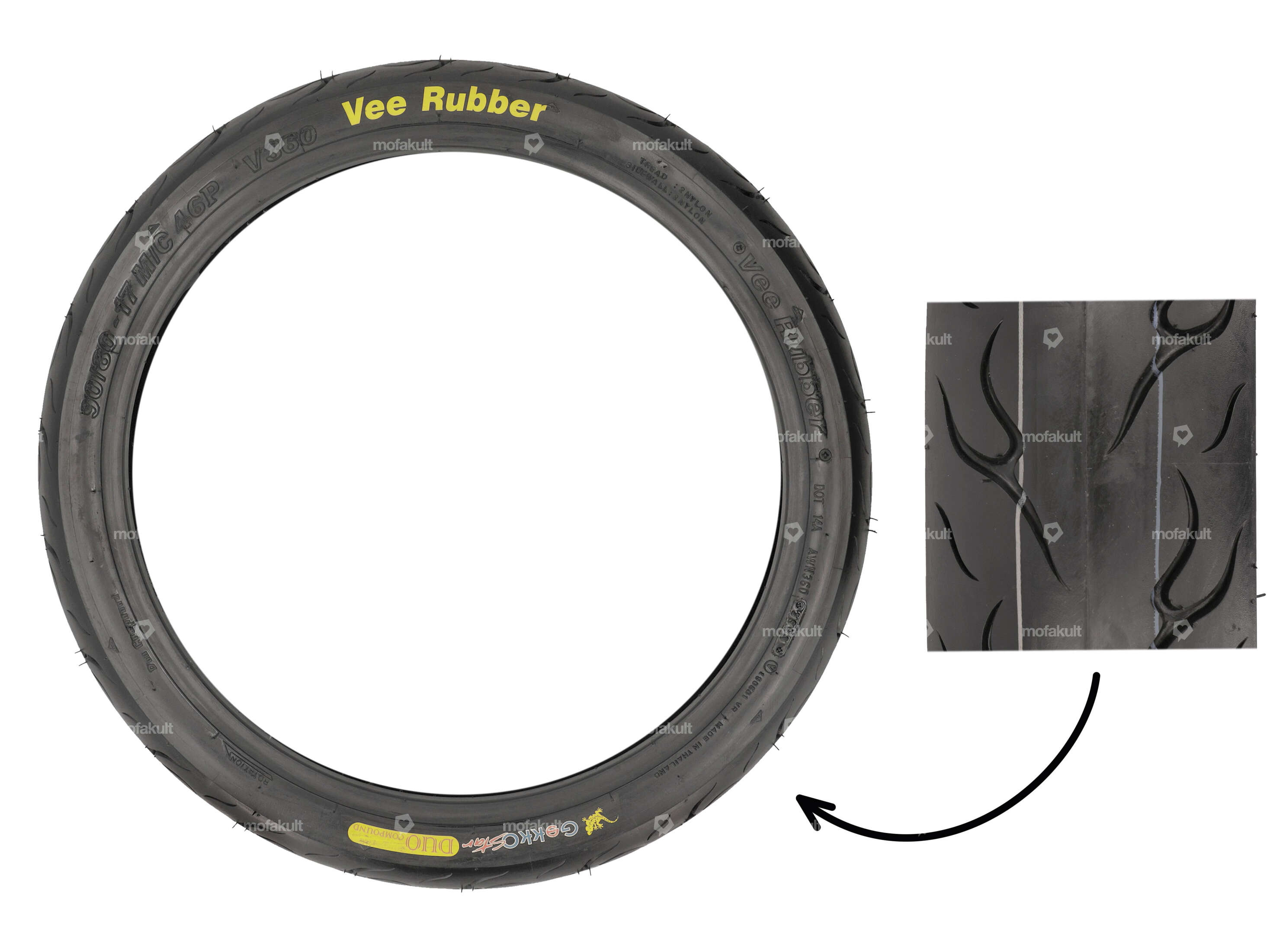 Rollerreifen VeeRubber VRM137 130/90 -10 66M
