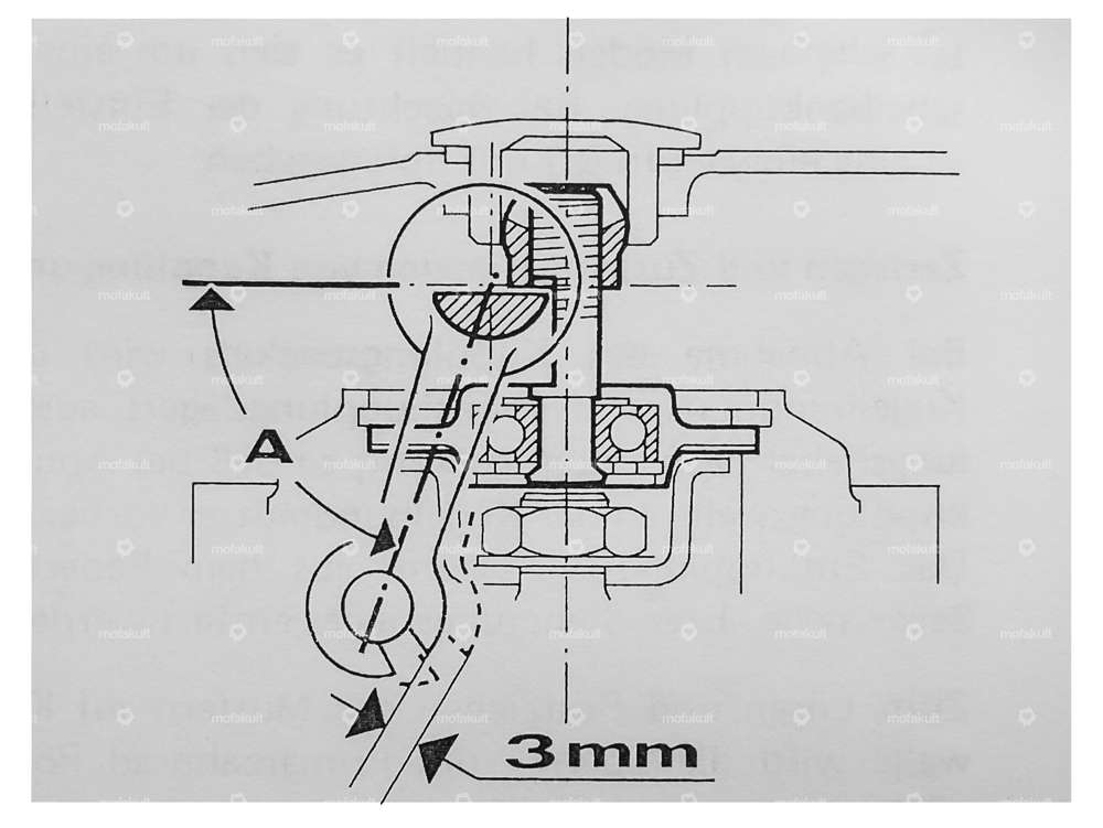 GPO thrust bearing pull pin 2-disc version | Puch Z50 | mofakult