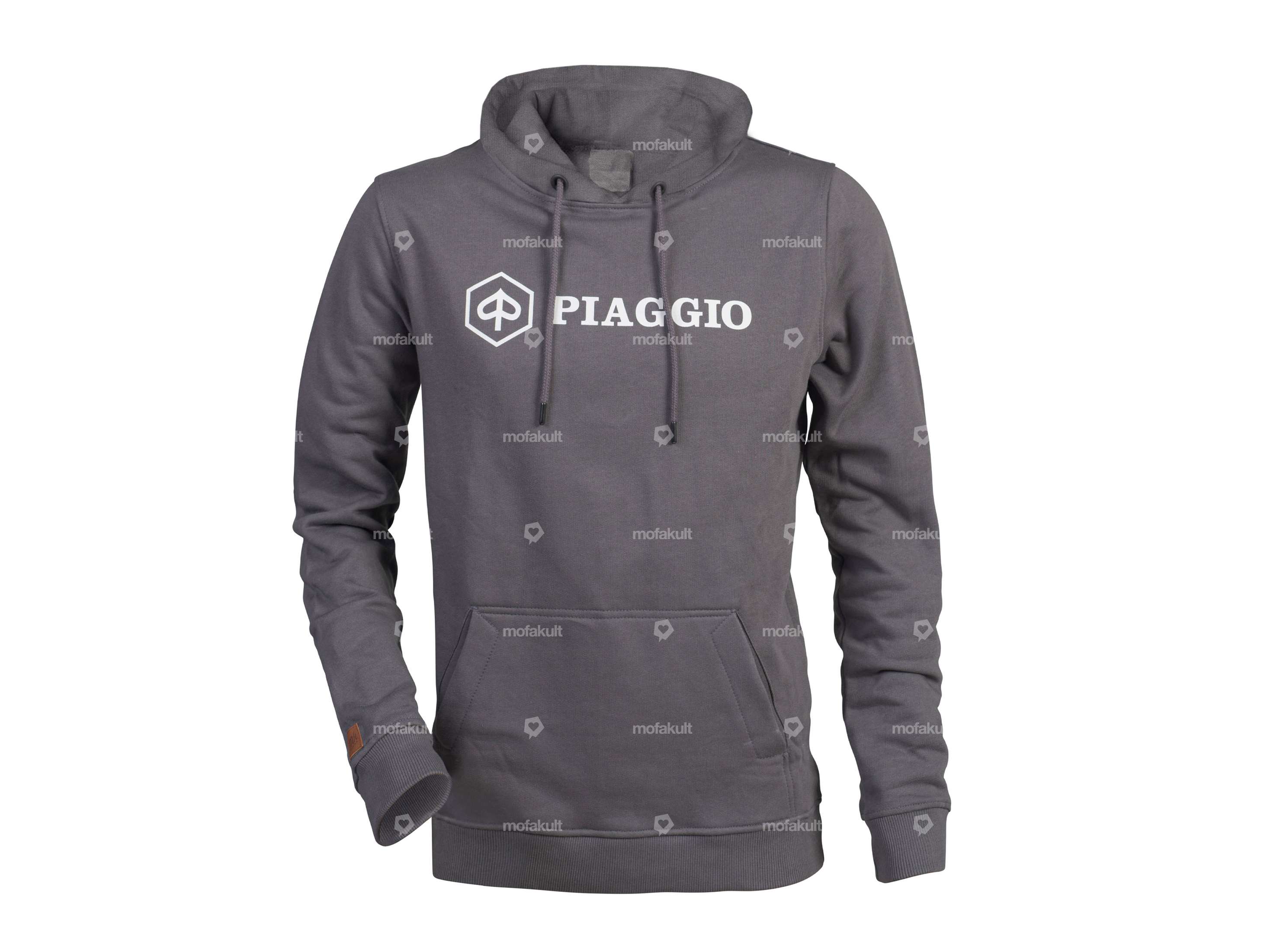 mk-Merch Hoodie «Piaggio» (XS) Man Grey | mofakult