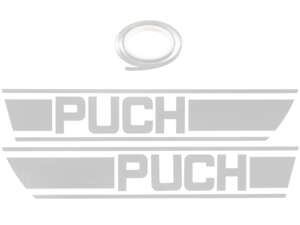 Klebersatz Tank Chrom Folienplot | Puch X30 Klebersatz Tank Chrom Folienplot | Puch X30