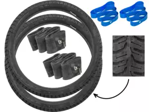 Michelin 2.25 x 17" Pneu-Set Michelin 2.25 x 17" Pneu-Set