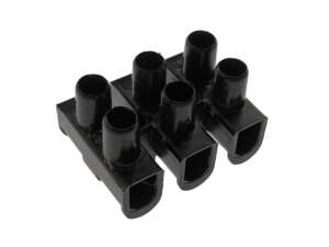 Terminale Luster a 3 poli nero grande (2,5 - 6 mm²) Terminale Luster a 3 poli nero grande (2,5 - 6 mm²)