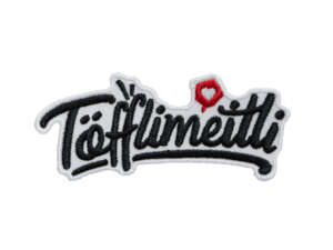 mk-Merch Ecusson "Töfflimeitli" 80 x 35 mm mk-Merch Ecusson "Töfflimeitli" 80 x 35 mm