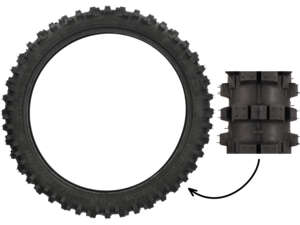 KENDA 70/100 x 17" pneus K-760 Trakmaster Motocross KENDA 70/100 x 17" pneus K-760 Trakmaster Motocross