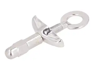 Tendeur de roue Ø 11 mm M6 Tôle de guidage Écrou spécial droit galvanisé Tendeur de roue Ø 11 mm M6 Tôle de guidage Écrou spécial droit galvanisé