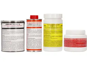 KREEM Tankversiegelung-Set weiss 2K für 12 L Tank KREEM Tankversiegelung-Set weiss 2K für 12 L Tank