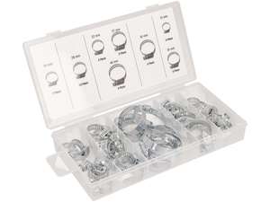 Set de brides de tuyaux 40 pcs. Set de brides de tuyaux 40 pcs.