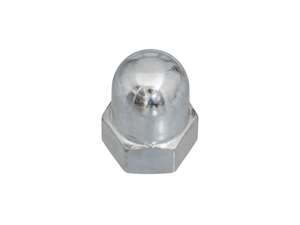 Dado a calotta M9,5x1 SW15 Dado ruota anteriore zincato Dado a calotta M9,5x1 SW15 Dado ruota anteriore zincato