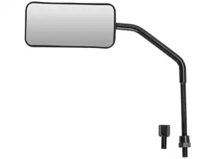 Specchio GPO stile "F1" nero opaco Specchio GPO stile "F1" nero opaco