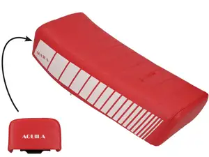 Aquila Sitzbank rot / weiss NOS | Piaggio SI Aquila Sitzbank rot / weiss NOS | Piaggio SI