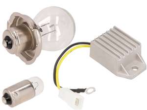 12V Glühbirnen-Set (P26s) mit GPO Spannungsregler | Puch 12V Glühbirnen-Set (P26s) mit GPO Spannungsregler | Puch