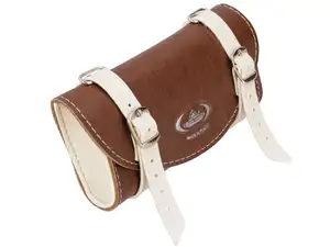 Saddle bag "Classic" dark brown / cream Saddle bag "Classic" dark brown / cream