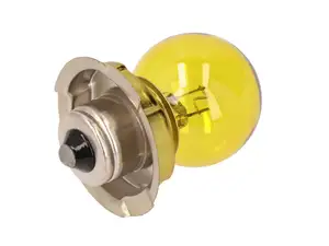 GPO bulb 12V - 15W (P26s) with collar, yellow 1-filament GPO bulb 12V - 15W (P26s) with collar, yellow 1-filament