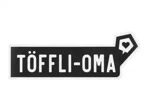 Adesivo mk-Merch "TÖFFLI-OMA" 25 x 100 mm Adesivo mk-Merch "TÖFFLI-OMA" 25 x 100 mm