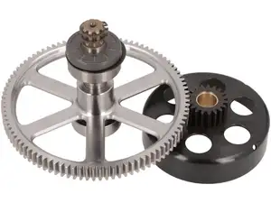 ASP Corbeille d'embrayage & jeu de pignons droits 19:94 dents Kickstart CNC | Puch E50 ASP Corbeille d'embrayage & jeu de pignons droits 19:94 dents Kickstart CNC | Puch E50