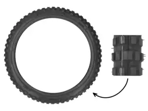 VeeRubber 2.25 x 17" tires VRM031 (V031) studs VeeRubber 2.25 x 17" tires VRM031 (V031) studs