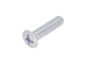 Vis M6x25 tête fraisée bombée croix galvanisée Vis M6x25 tête fraisée bombée croix galvanisée