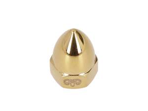 66HEROES Écrou conique «Bullet» M10x1 en acier inoxydable doré 66HEROES Écrou conique «Bullet» M10x1 en acier inoxydable doré