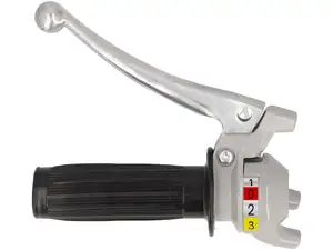 Schaltgriff 3-Gang (Magura Nachbau) grau / schwarz Schaltgriff 3-Gang (Magura Nachbau) grau / schwarz