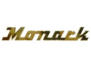 "Monark" inscription en laiton "Monark" inscription en laiton