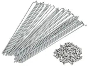 GPO Speichen-Set inkl. Nippel (2.6 x 210 mm) Stahl verchromt GPO Speichen-Set inkl. Nippel (2.6 x 210 mm) Stahl verchromt