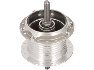 Rear wheel hub spoke 36 holes with axle (1A quality) | Puch Maxi, X30 NG-2AH Rear wheel hub spoke 36 holes with axle (1A quality) | Puch Maxi, X30 NG-2AH