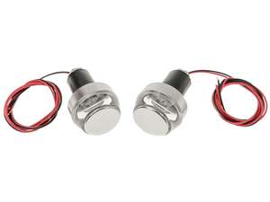 66HEROES Blinker-Set LED 12V DC silber (Montage am Lenker) 66HEROES Blinker-Set LED 12V DC silber (Montage am Lenker)