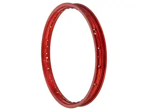 Anello del cerchio 1,40 x 17" (48 mm) alluminio anodizzato rosso Anello del cerchio 1,40 x 17" (48 mm) alluminio anodizzato rosso