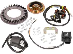 Allumage HPI 12V avec lumière électro. boîtier | Piaggio Ciao, SI, Bravo, Boxer Allumage HPI 12V avec lumière électro. boîtier | Piaggio Ciao, SI, Bravo, Boxer
