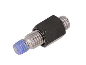 Adattatore attacco specchio M8 - M10 nero Adattatore attacco specchio M8 - M10 nero