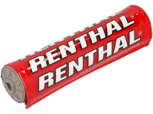 Protection de guidon RENTHAL rouge / blanc / noir 22 cm Protection de guidon RENTHAL rouge / blanc / noir 22 cm