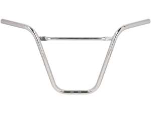Guidon Plaque de fourche 35 cm courbée avec entretoise Chrome Guidon Plaque de fourche 35 cm courbée avec entretoise Chrome