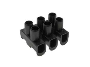Borne Lüster 3 pôles noir petit (0.1 - 2.5 mm²) Borne Lüster 3 pôles noir petit (0.1 - 2.5 mm²)