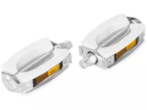 Union pedals solid plastic white Union pedals solid plastic white