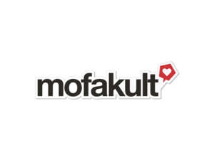mk-Merch Autocollant "mofakult" 80 x 22 mm mk-Merch Autocollant "mofakult" 80 x 22 mm