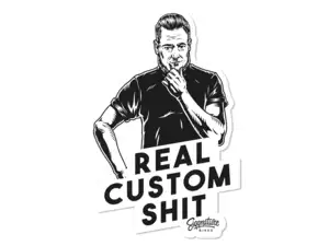 Adesivo Siggnature "Real Custom Shit" 65 x 100 mm Adesivo Siggnature "Real Custom Shit" 65 x 100 mm