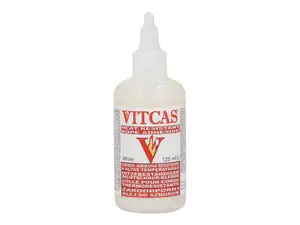 Colle VITCAS résistante à la chaleur blanche 125 ml Colle VITCAS résistante à la chaleur blanche 125 ml