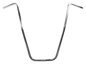 Guidon plaque de fourche 66 cm curved chrome Guidon plaque de fourche 66 cm curved chrome