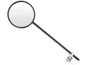 Bumm Spiegel rund Inox schwarz Bumm Spiegel rund Inox schwarz