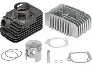 Malossi 46.5 mm cylinder kit incl. head 10 mm KoBo | Piaggio SI, Bravo, Grillo Malossi 46.5 mm cylinder kit incl. head 10 mm KoBo | Piaggio SI, Bravo, Grillo