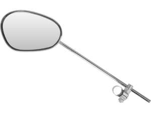 Miroir Bumm ovale gauche chromé Miroir Bumm ovale gauche chromé