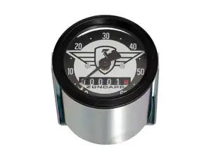 66HEROES Tacho 60 km/h Ø 48 mm | Zündapp-Logo 66HEROES Tacho 60 km/h Ø 48 mm | Zündapp-Logo