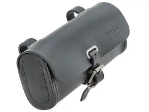 BROOKS borsa da sella ovale in pelle nera BROOKS borsa da sella ovale in pelle nera