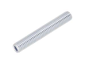 Vis sans tête M6x40 à six pans creux et tête conique, zinguée Vis sans tête M6x40 à six pans creux et tête conique, zinguée